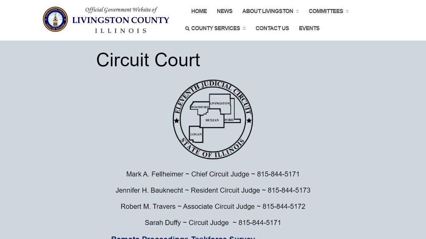 Circuit Court – Livingston County, Illinois