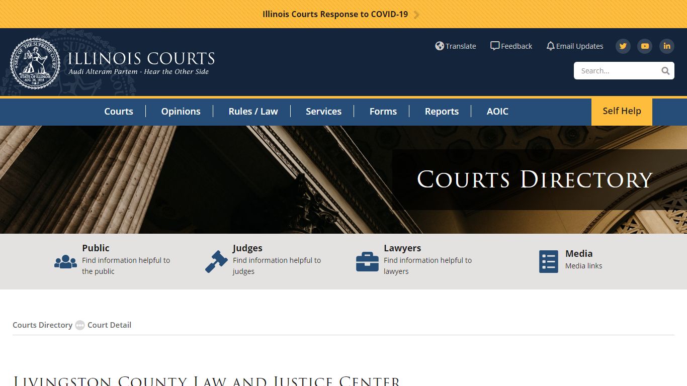 Livingston County Law and Justice Center - Administrative Office of the ...